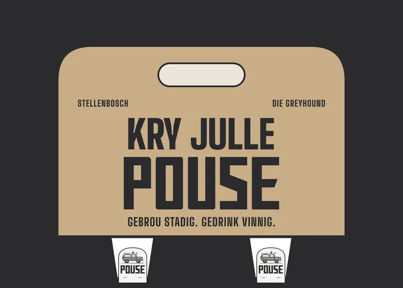 Kry julle Pouse: die kraft-draer vir vier koppies